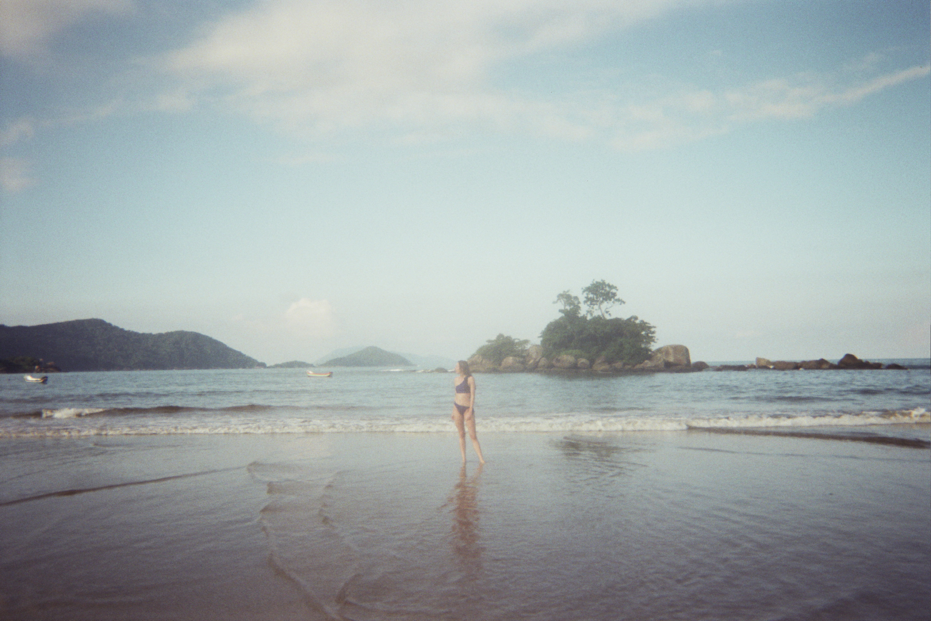 Eu na Praia Castelhanos